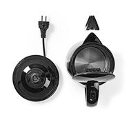 Nedis hervidor negro de 1,7 litros