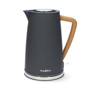 Nedis Hervidora Electrica 1.7 L Suave al Tacto Gris