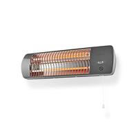 Calefactor de baño - NEDIS HTBA10GY, 1200 W, Gris