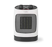 Nedis HTFA19WT | Calefactor cerámico PTC | 1000/2000 W | 2 niveles de calor | Termostato ajustable | Función oscilante | Protección contra sobrecalentamiento y vuelco | Blanco