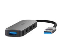 Nedis, Hub USB-A 3.2 Gen 1 con 4 Puertos Transferencia Ultra Rápida Hasta 5 Gbps