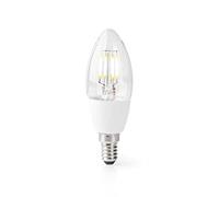 Nedis ILF10WTC38 Wi-Fi Smart Led Bulb, Blanco, E14 x C37 x 5 W x 400 LM