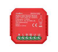 Nedis Interruptor Conectado Zigbee 3.0 2.5W para Abre-Puertas de Garaje, Rojo