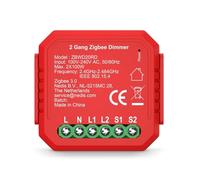 NEDIS Interruptor de Alimentación SmartLife | Zigbee 3.0 | 2x100 W | Conexión Terminal | App Disponible para: Androidâ„¢ / iOS