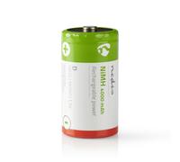 Batería recargable Ni-MH D | 1,2 V CC | 4000 mAh | Precargado | 2-Blíster | HR20 | Verde rojo