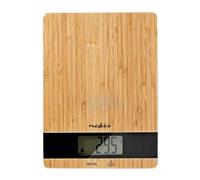 Nedis kasc600wd báscula de cocina madera encimera rectángulo báscul