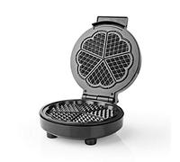 NEDIS KAWP100BK - Máquina para hacer gofres, 1000 W, color negro