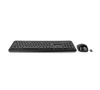 Nedis KBMCW100BKDE - Juego de ratón y Teclado inalámbrico | Conexión de ratón y Teclado: USB | 800/1200/1600 dpi | dpi Ajustable | QWERTZ | disposición Alemana