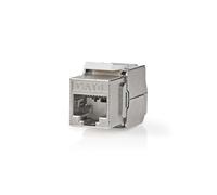 NEDIS Keystone | CAT6 | RJ45 Hembra | S/FTP | Metal | Caja