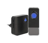 Nedis Kit de timbre inalámbrico 110dB Alcance 150m IP55 58 Melodías,