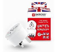 Skross Adaptador KR1500225E Country World a Reino Unido 7A Blanco Tipo D