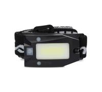NEDIS Lámpara frontal LED - Funciona con pilas/alimentación a través de USB - 3,7 V DC - Pilas incluidas - Recargable - Flujo luminoso nominal: 180 lm - Rango de luz: 20 m
