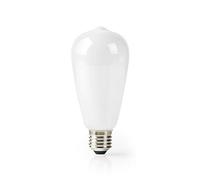 Nedis Lf11Wtst65 Bombilla Led Wi-Fi Inteligente St64-500 Lm 5 W E27, Blanca