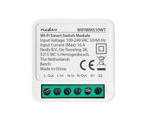 Nedis Módulo Comutador Smart Wifi 3680W - WIFIWMS10WT