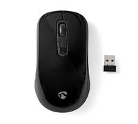 Ratón óptico inalámbrico de 1600 ppp (negro) - NEDIS