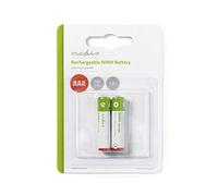Nedis Pila AAA Recargable de Ni-MH 1.2 V 700 mAh 2 Uni