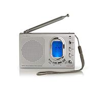 Nedis Radio FM 1.5W Radio Mundi al Funcion de Alarma