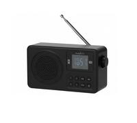 Nedis Radio FM Digital Portátil Bluetooth 5.3 1900mAh con Pantalla,