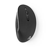 Nedis Ratón ergonómico inalámbrico para diestros 1600 dpi con 6 botones,