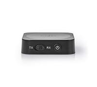 NEDIS Receptor transmisor Bluetooth Receptor Bluetooth Entrada de conexión: 1 x AUX Connection Output: 1 x AUX SBC Up to 1 Device up to 6 Hours Automatic Power Off, Black 1.00 m One Size