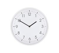Nedis Reloj de Pared 30 cm Movimiento Silencioso Marco Ligero,