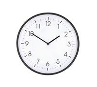 Nedis Reloj de Pared 30 cm Movimiento Silencioso Marco Ligero, /