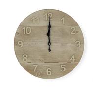 Nedis Reloj de Pared Circular 30 cm de diametro Madera