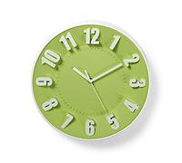 Nedis Reloj de Pared Circular 30 cm de diametro Verde