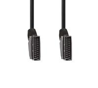 N CVGL31001BK15 - Cable euroconector, conector SCART <> conector SCART, 1.50m, red