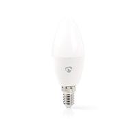Nedis Smartlife - Bombilla Full Color - E14-350 lm - 4,5 W - Regulable Blanco/RGB/Blanco Cálido - RGB + 2700 K - Android™ & iOS - WiFi - Diámetro: 37 mm - Vela