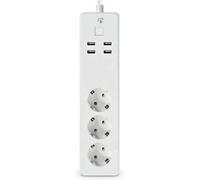 Nedis SmartLife Power Strip | Wi-Fi | 3X Contactos de Protección (CEE 7/3) / 4 x USB | 16A | 3680W | 1.80m | -10-40°C | Android™ / iOS | Blanco
