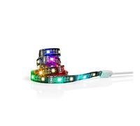 Nedis SmartLife, Tira LED Full Color, Bluetooth, RGB/Blanco cálido, 2 m, IP20, Fijación fácil, Integrada en la aplicación SmartLife