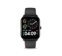 NEDIS Smartwatch SmartLife - Pantalla LCD - Resistente al Agua IP68 - hasta 10 días de autonomía - Compatible con Android e iOS - Color Negro