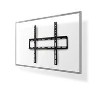 Nedis Soporte Fijo de Pared para TV, para Pantallas de 23 a 55 Pulgadas, Carga de 35 kg, VESA 400 x 400 MAX, Perfil de 23 mm