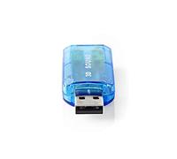 Nedis Tarjeta de Sonido Sonido 3D 5.1 USB 2.0 Conector