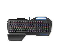 Nedis Teclado Gamer Mecánico Retroiluminado distribución Estados Unidos, Negro