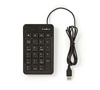 Nedis Teclado Numerico con Cable USB Negro