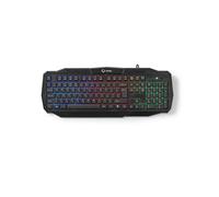 NEDIS TECLADO PARA JOGOS ILUMINAÇAO USB 2.0