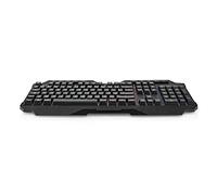 NEDIS Teclado para Juegos con Cable | USB Type-A | Llaves de Membrana | LED | AZERTY | Disposición FR | Longitud del Cable de alimentación: 1.30 m | Multimedia