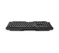 NEDIS Teclado para Juegos con Cable | USB Type-A | Llaves de Membrana | LED | QWERTY | ND diseño | Longitud del Cable de alimentación: 1.30 m | Multimedia