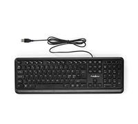 Teclado con cable | USB-A | Multimedia | QWERTY | Diseño ND | Teclado numérico