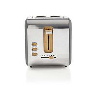 Nedis Tostadora con 6 niveles de tostado 900W, Plata
