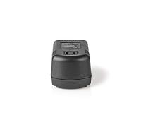 Nedis transformador de corriente - Alimentación de red con 230 V CA 50 Hz - 75 W - Contacto de protección - Equipado con un fusible - Negro