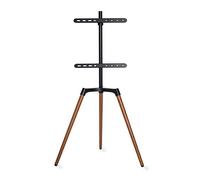 Nedis Soporte de suelo para TV TVSM7060BK 50–65" (165,1 cm) hasta 35 kg Negro/Marrón