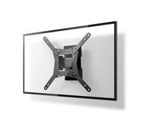 Nedis TVWM11BK Soporte TV Pared 10 a 32" VESA 75x75 a 200x200 Máx 30Kg Negro Acero
