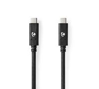 Nedis cable USB-C 3.2 100W 1,0m negro