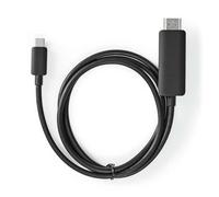 Nedis USB-C Adapter | USB-C M | HDMI Connector | 4K@60Hz | 2m Black