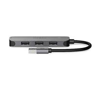 NEDIS USB-Hub USB-A Stecker - 4X USB A, 4-Port Port(s), USB 2.0/USB 3.2 Gen 1, Stromversorgung über USB, 5 Gbps