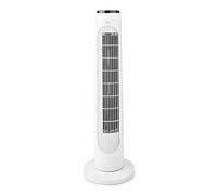 NEDIS Ventilador de Torre Ventilador de Torre | Altura: 760 mm | 3 Velocidades | Oscilación | 50 W | Mando a Distancia | Blanco/Negro Negro/Blanco 1.20 m