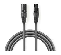 Nedis XLR 3 pin maschio-femmina cavo 10m